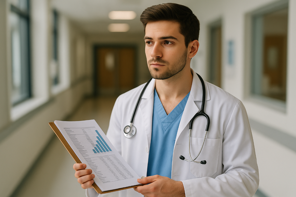Salaire interne en médecine avec grilles et perspectives 2025